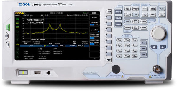 Analizzatore di spettro, da 9 kHz a 3000 MHz, LAN, USB